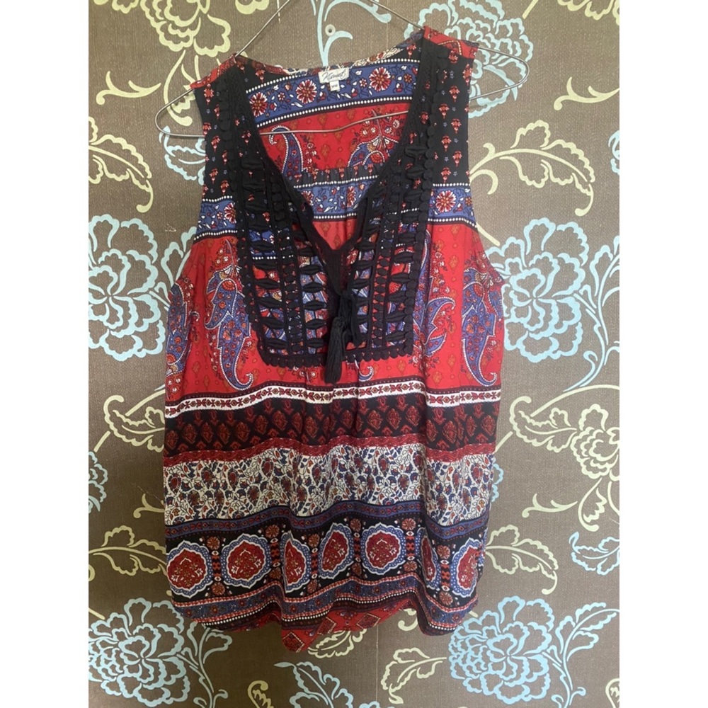 Patterned tank top